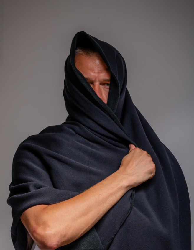 Black Polartec Power Stretch Pro Fabric – Technical Fleece