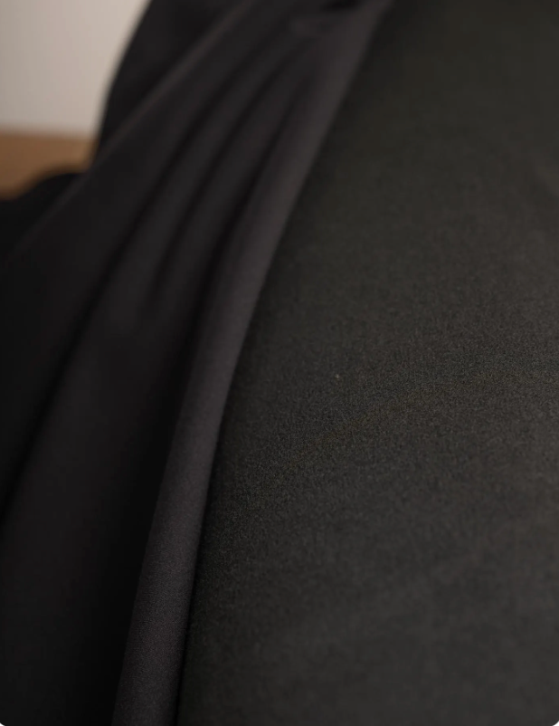 Black Polartec Power Stretch Pro Fabric – Technical Fleece