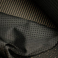 Portuguese Technical Sports Mesh Fabric Cyan Performance Polyester Mesh - black