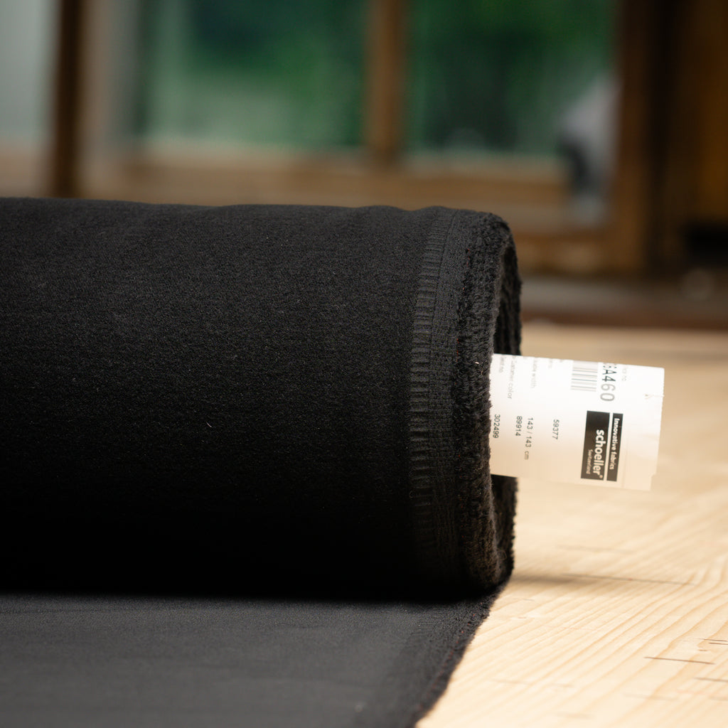 Schoeller Switzerland | naturetec Wool Softshell Fabric - Black