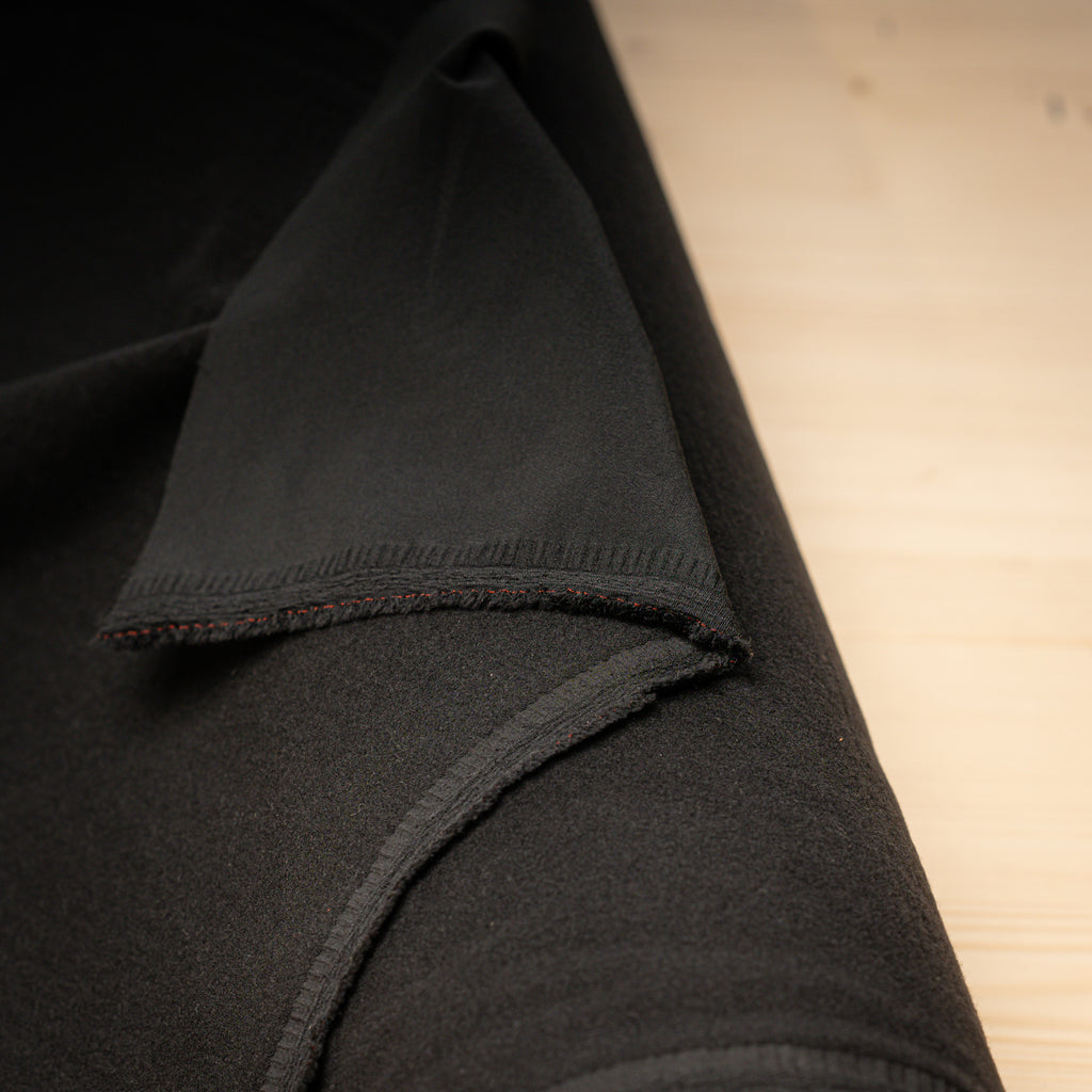 Schoeller Switzerland | naturetec Wool Softshell Fabric - Black