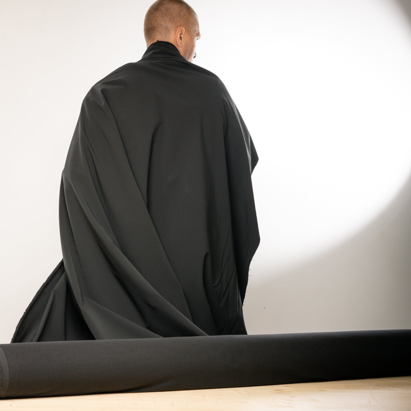 Schoeller Switzerland | naturetec Wool Softshell Fabric - Black