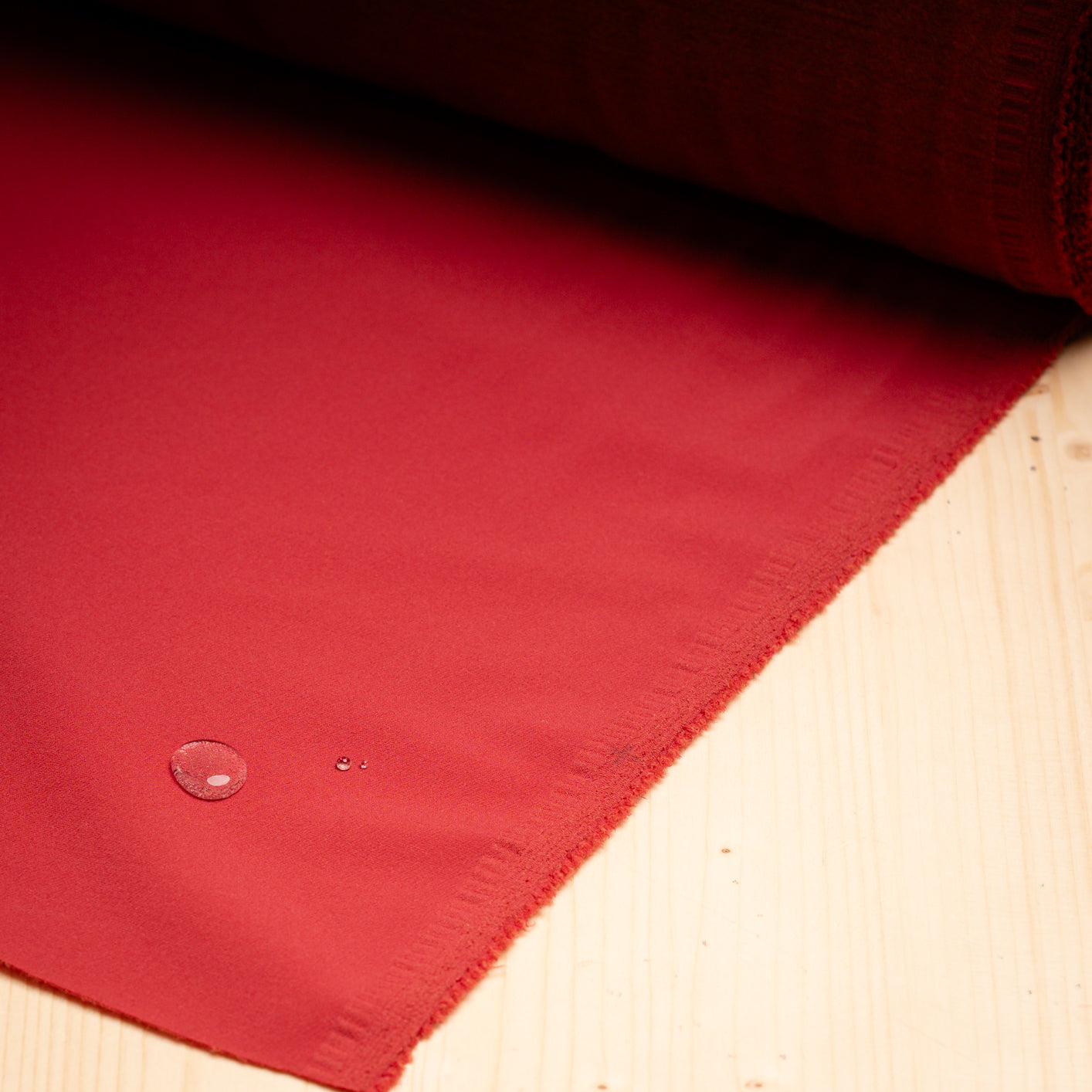 Schoeller Switzerland | naturetec Wool Softshell Fabric - RED