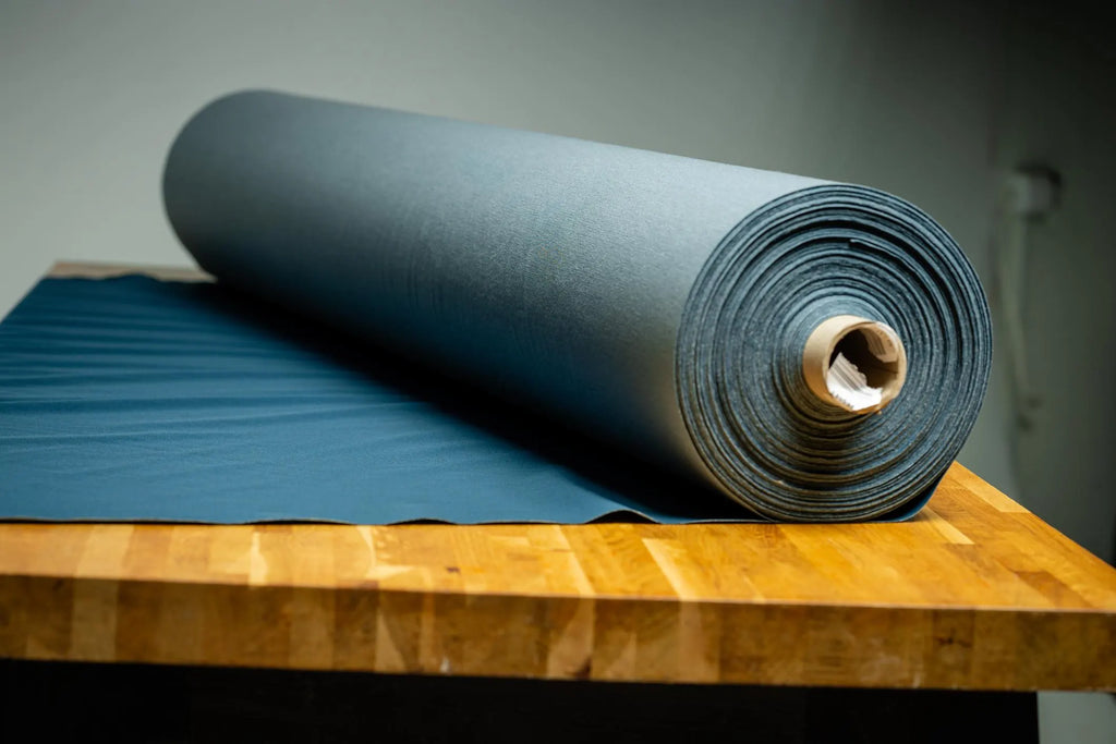 Schoeller Switzerland | naturetec Wool Softshell Fabric - Blue Green