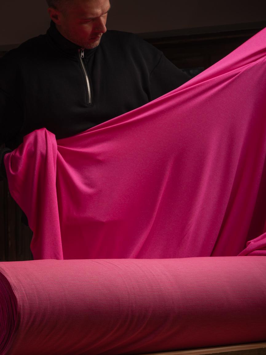 Polartec® Power Wool™ Fabric (Style 60011) – Raspberry Pink Merino Performance Knit