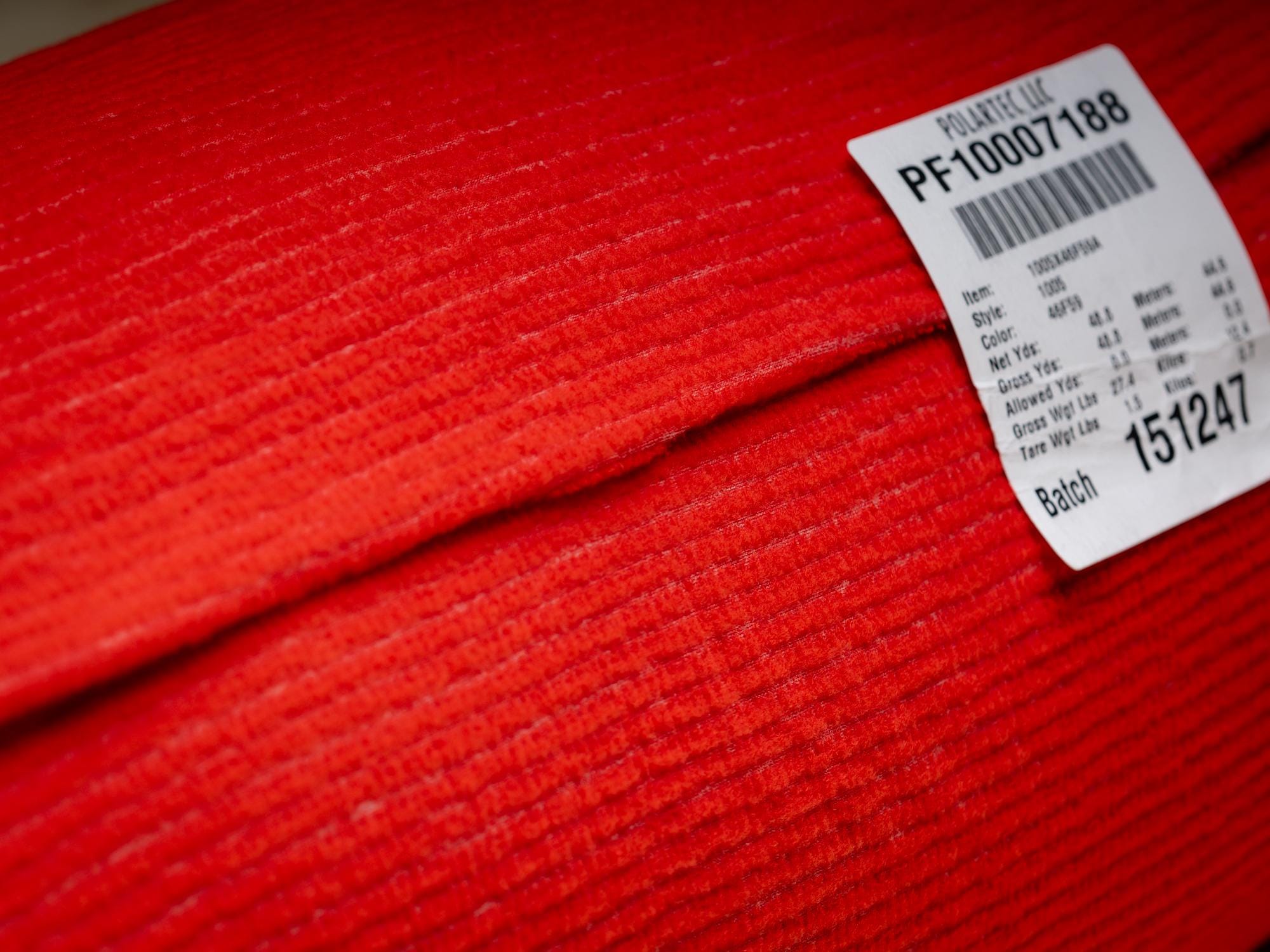 Polartec® Power Wool™ Fabric – Burnt Orange Merino Hybrid Performance Knit (by the Meter)