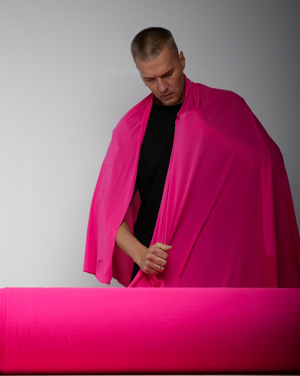 Polartec Delta OR Pink | Lightweight Cooling Mesh |Sold by the Full Meter