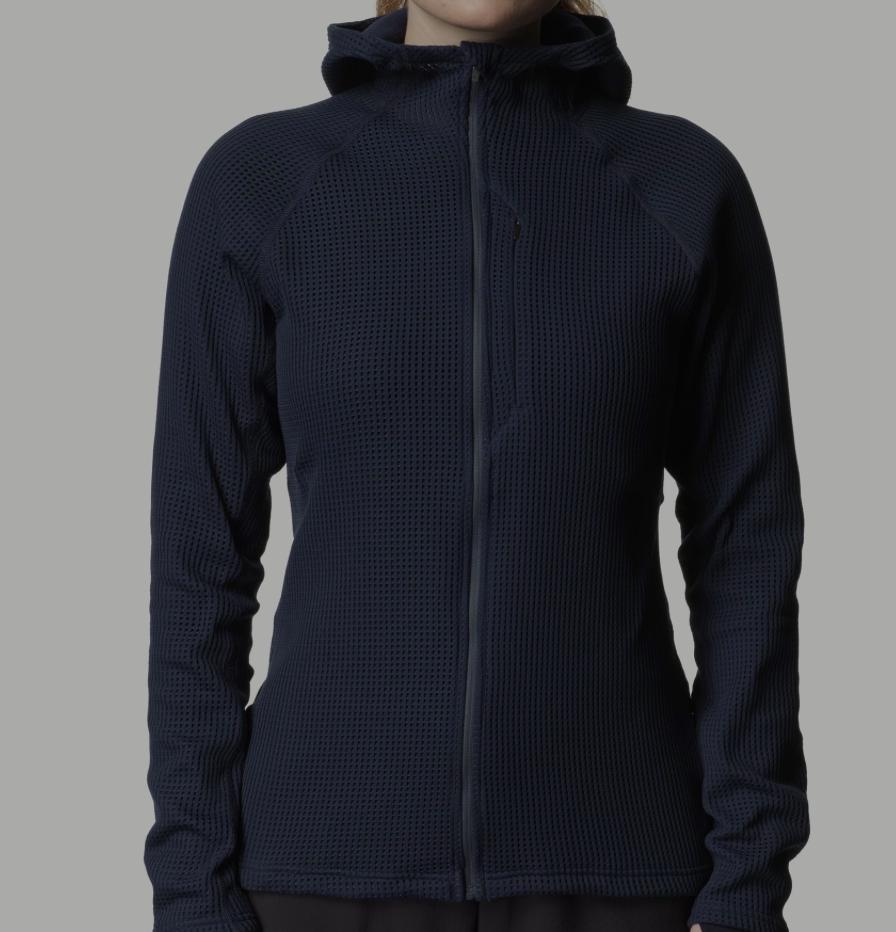 Polartec Power Dry Mesh Fabric by the Meter, Recycled Technical Blue Mesh for MYOG