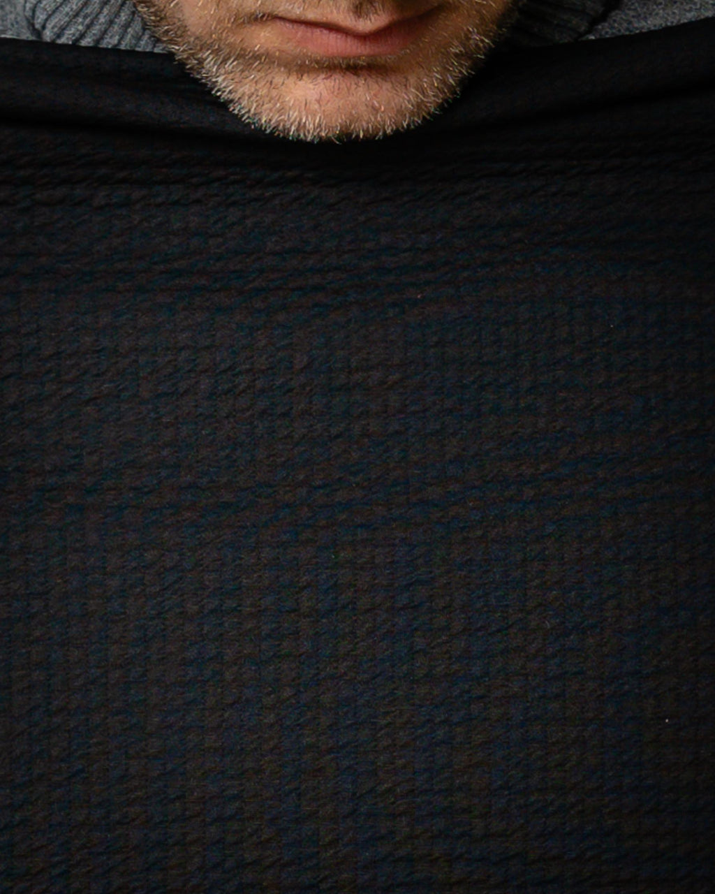 RARE Polartec Power Air™ -BLACK - This Fabric is Unique. Sold by the Meter