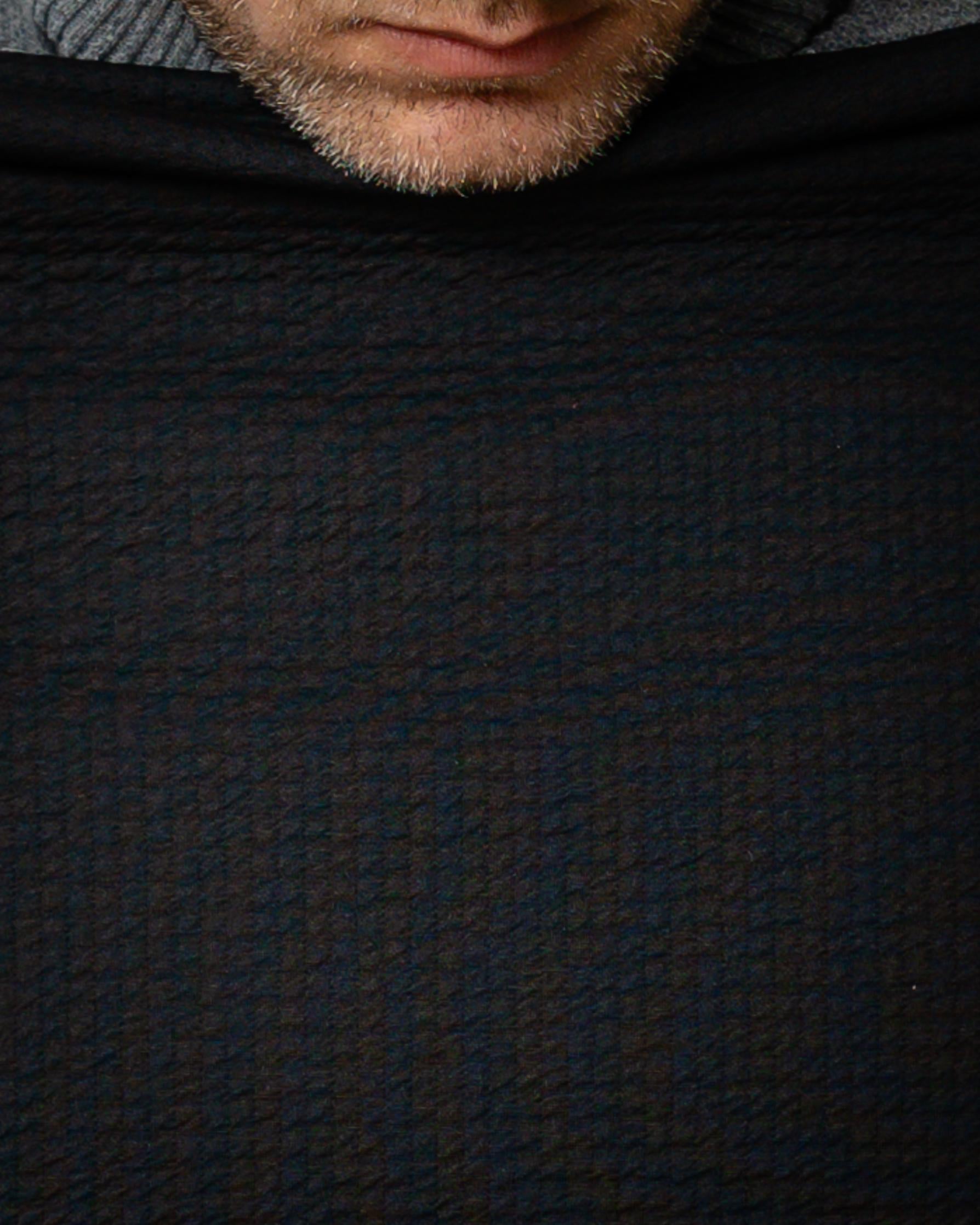 RARE Polartec Power Air™ -BLACK - This Fabric is Unique. Sold by the Meter