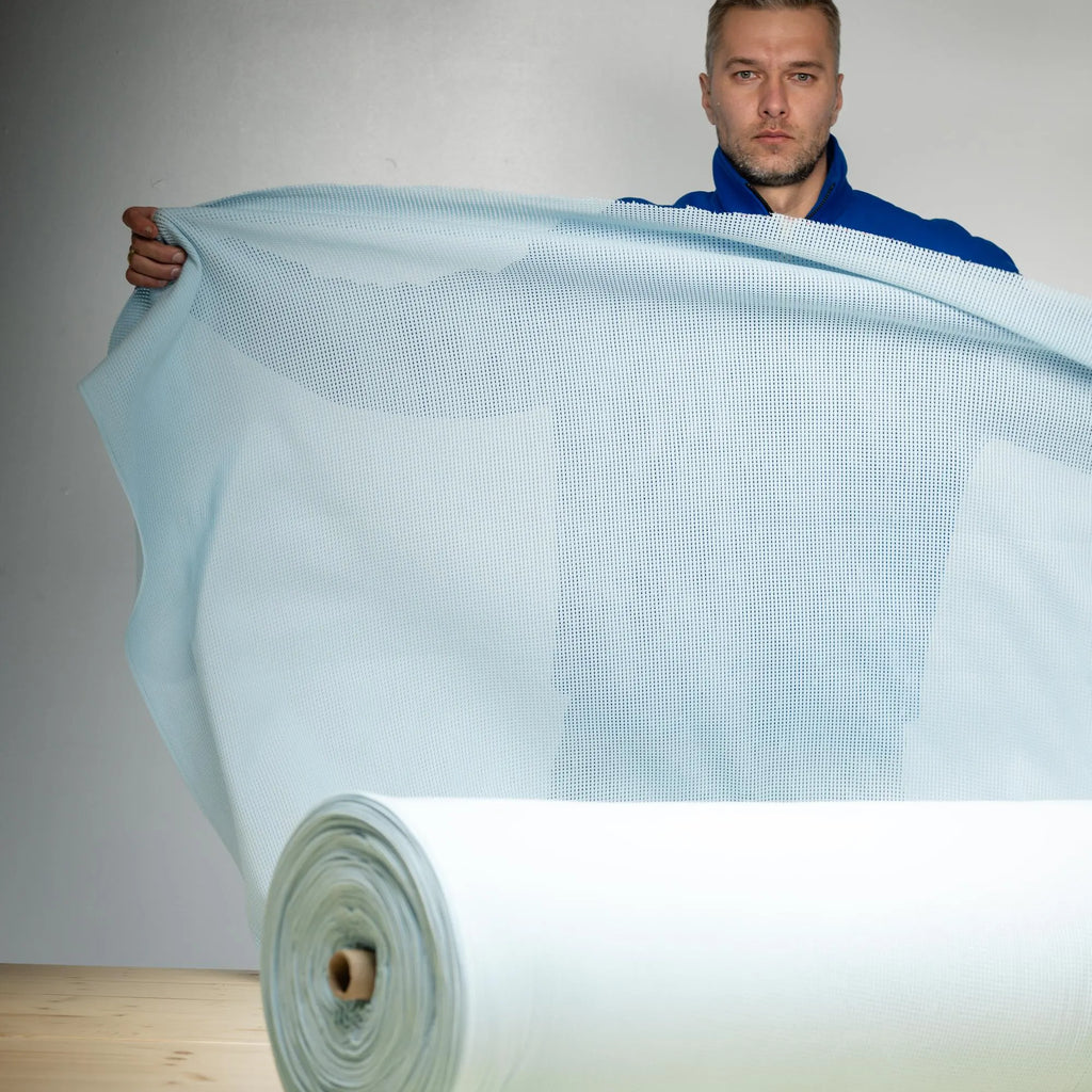 Polartec Power Dry Mesh 156 gsm Insulating Midlayer Fabric Recycled Polyester Technical Knit