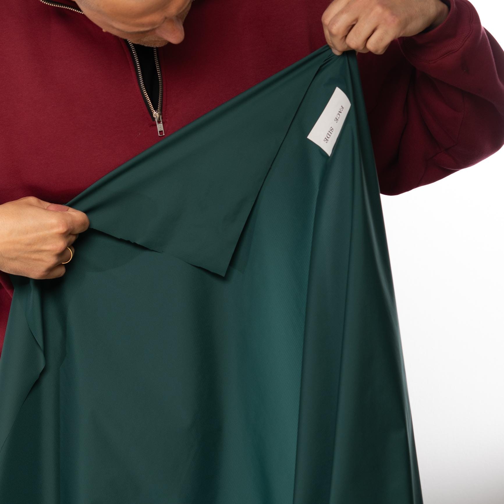 Japanese Technical Nylon Ripstop | 51gsm Lightweight DWR Windshell Fabric - green