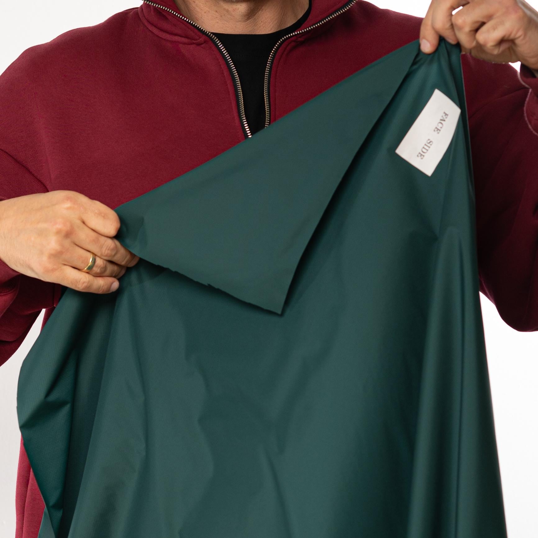 Japanese Technical Nylon Ripstop | 51gsm Lightweight DWR Windshell Fabric - green