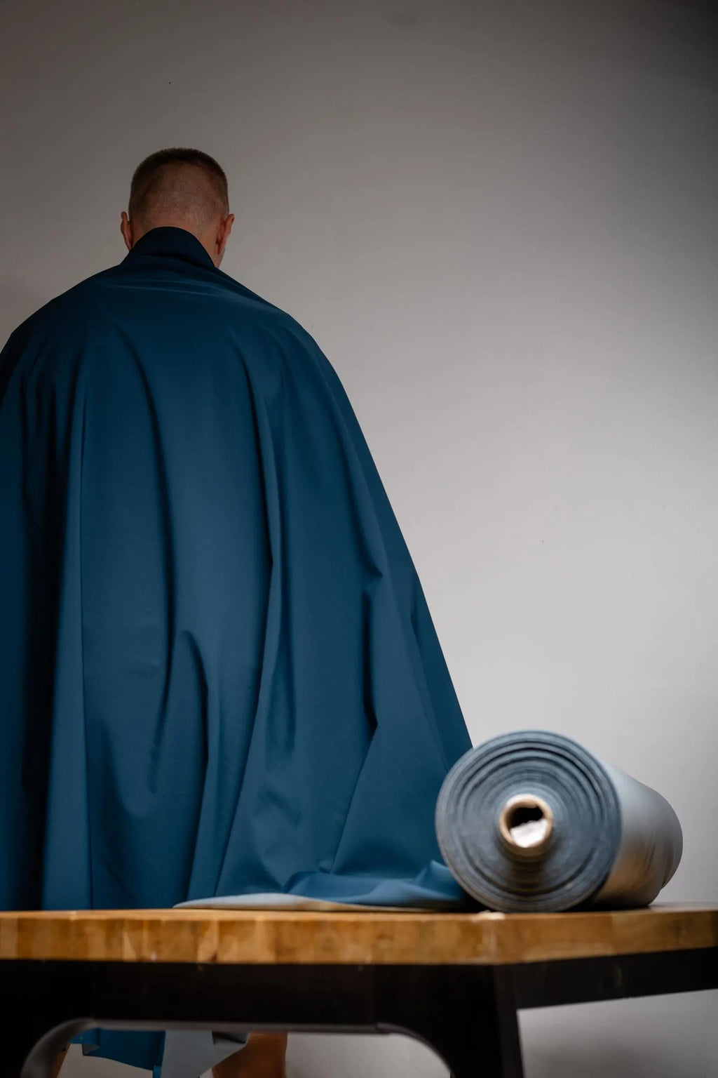 Schoeller Switzerland | naturetec Wool Softshell Fabric - Blue Green