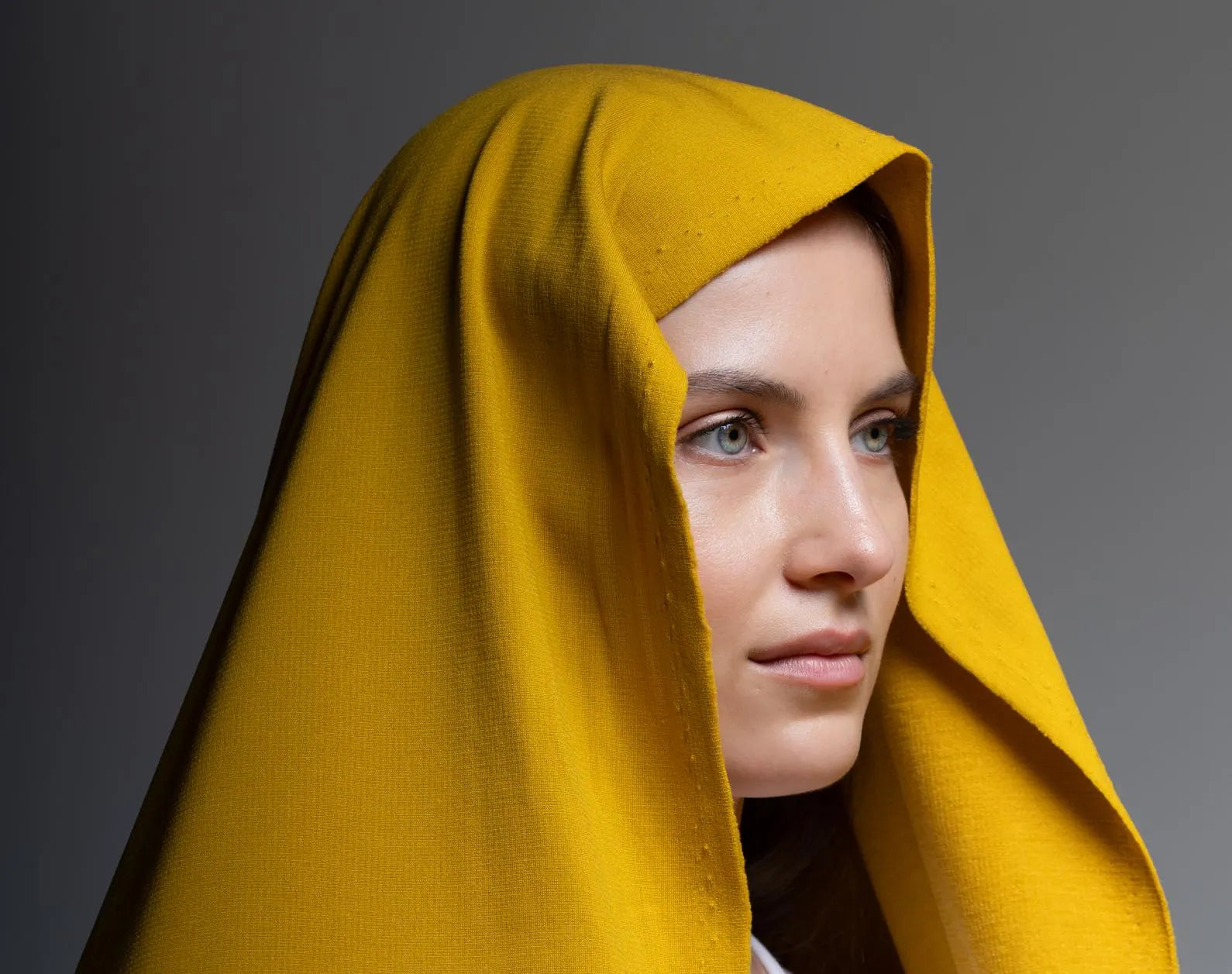 Sunflower Yellow Pontetorto Softshell Fabric: Italian Merino Wool Blend