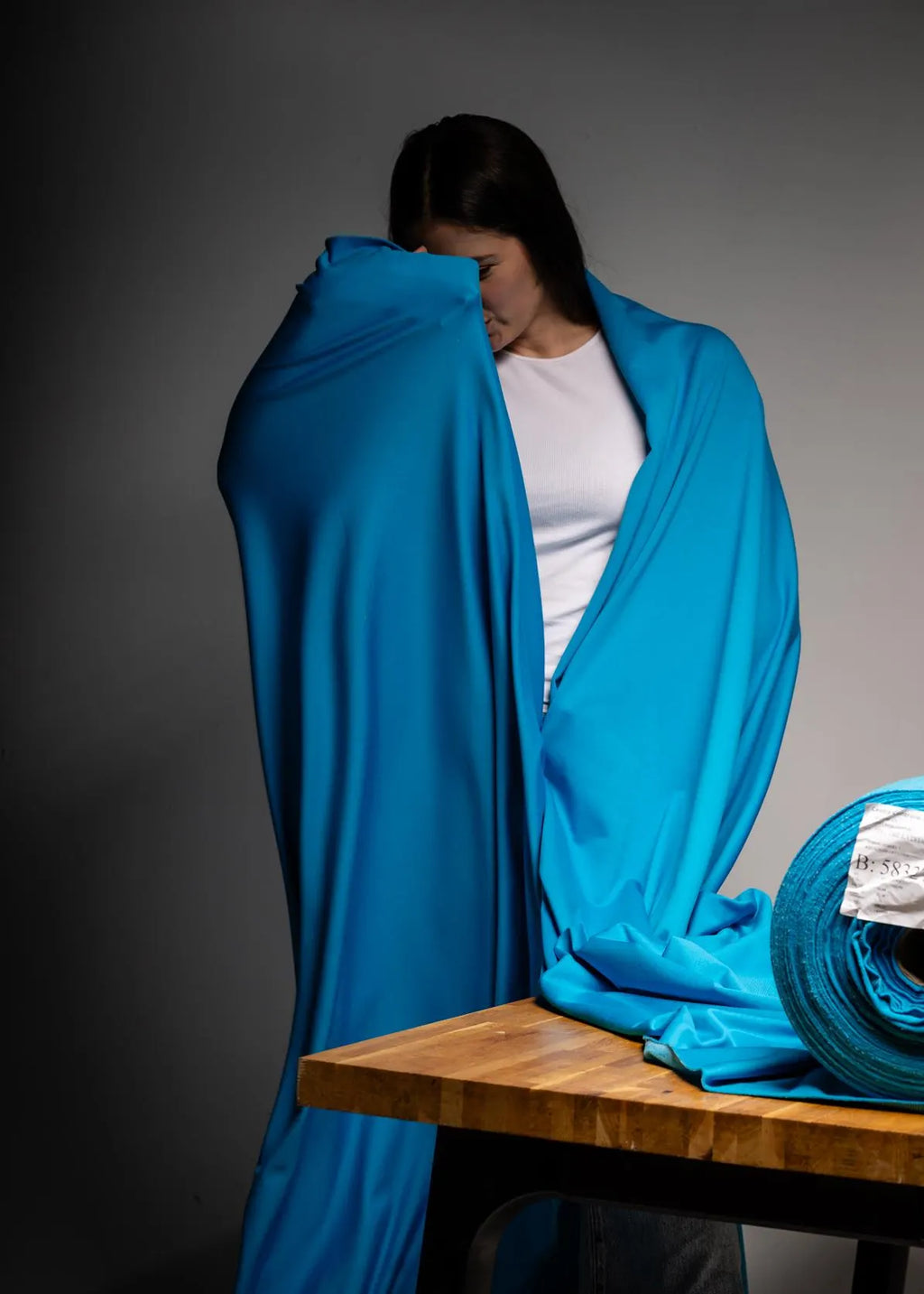 Technical Merino Fleece for Your DIY Projects - Grid Fabric by the Meter