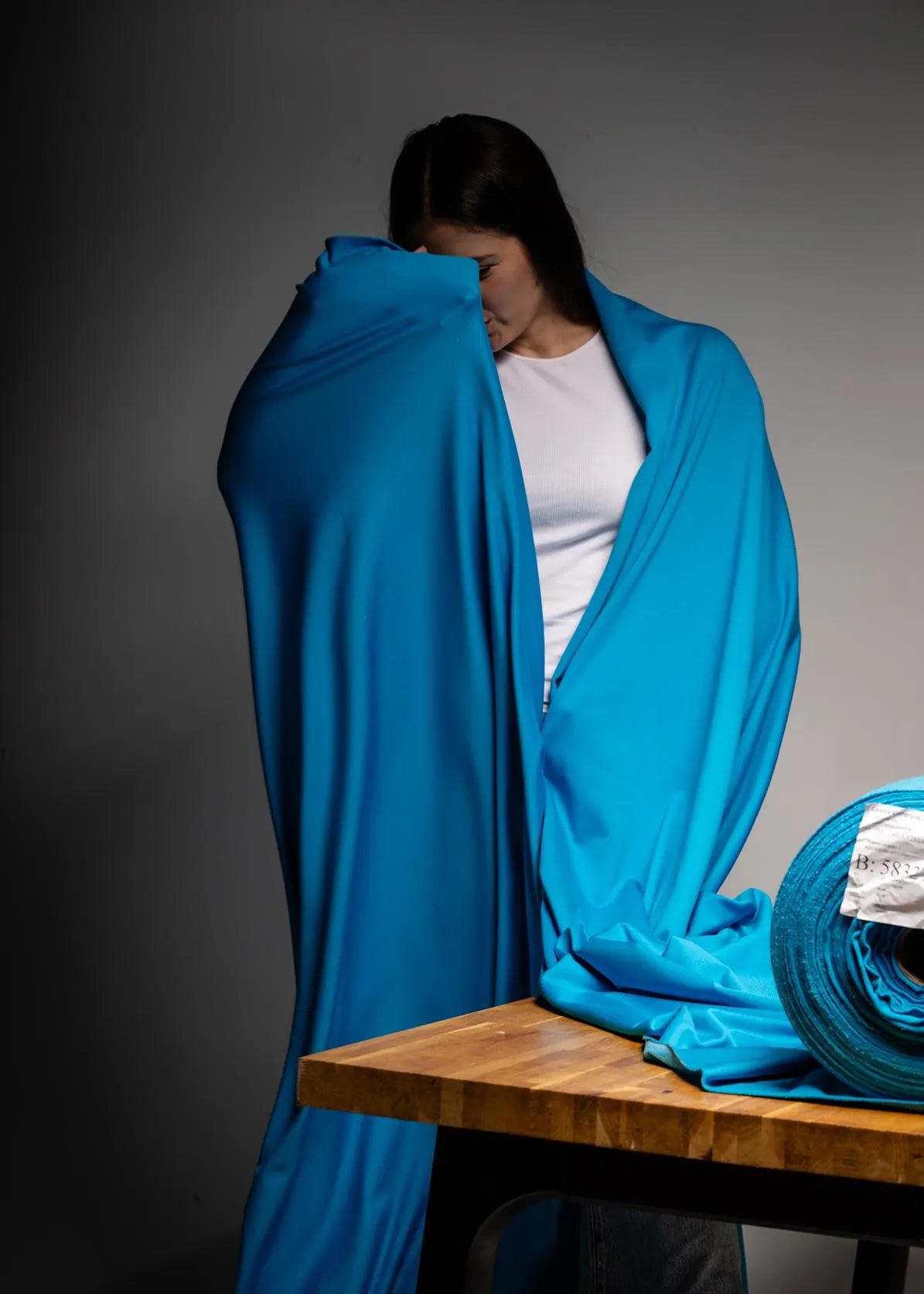 Technical Merino Fleece for Your DIY Projects - Grid Fabric by the Meter