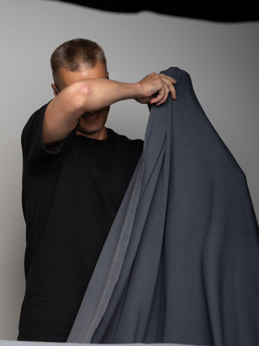 Polartec Power Stretch Pro® – Premium 4-Way Stretch Technical Fleece (Grey, by the Meter)