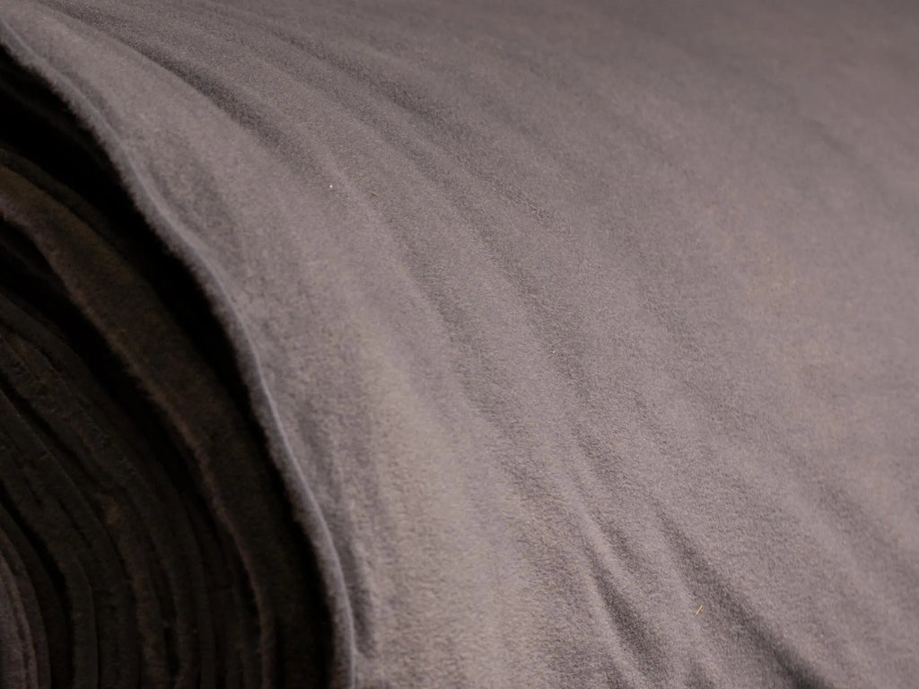Black Polartec Power Stretch Pro Fabric – Technical Fleece  - Asphalt Grey
