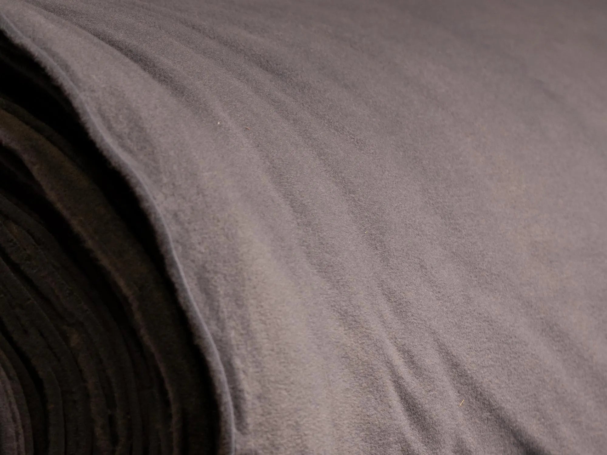 Black Polartec Power Stretch Pro Fabric – Technical Fleece  - Asphalt Grey