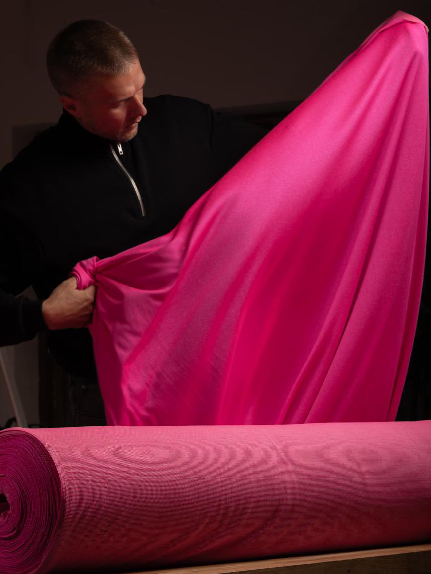 Polartec® Power Wool™ Fabric (Style 60011) – Raspberry Pink Merino Performance Knit