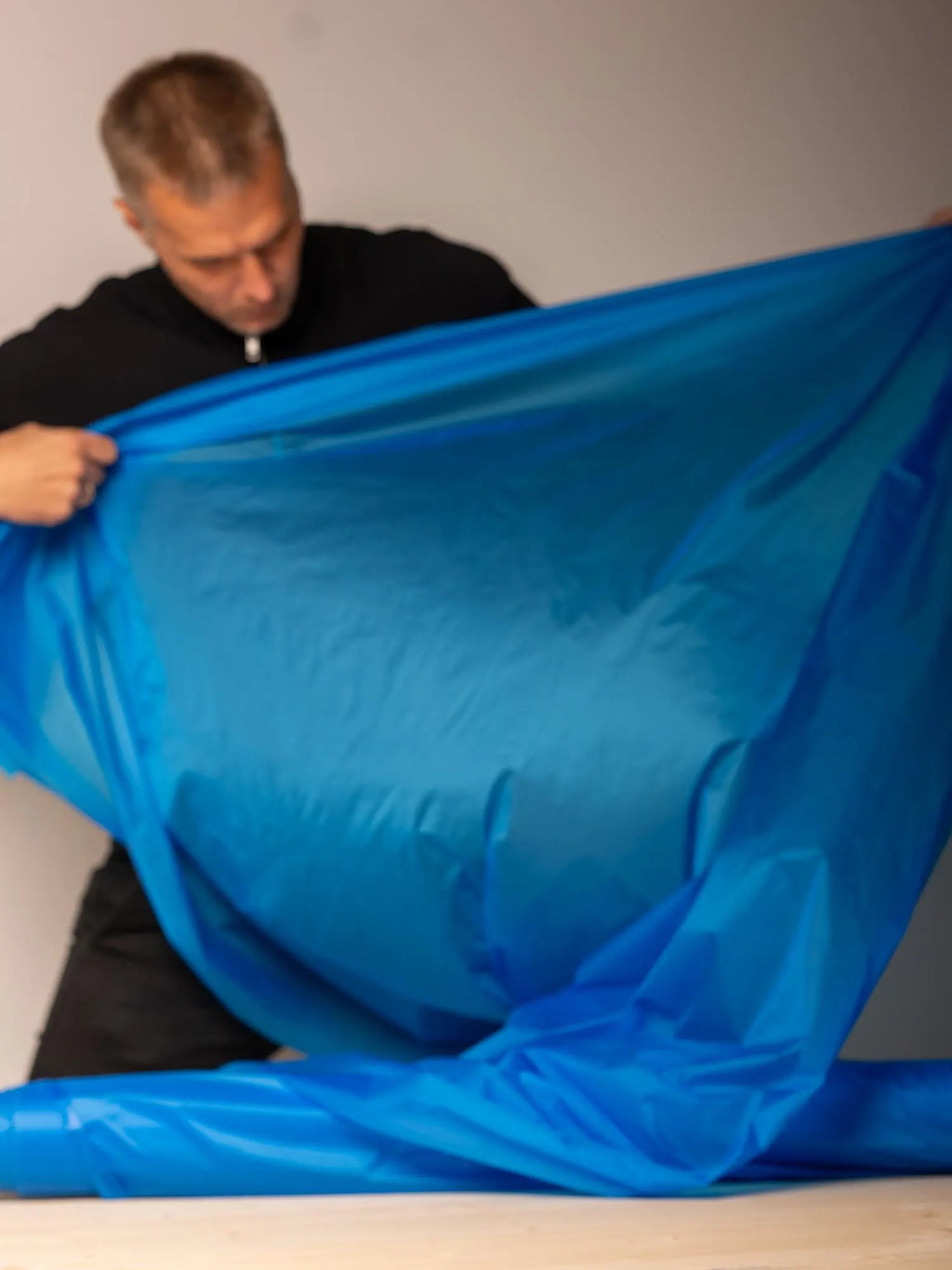 Electric Blue Softshell Fabric - Schoeller® Paper-Touch Polyamide