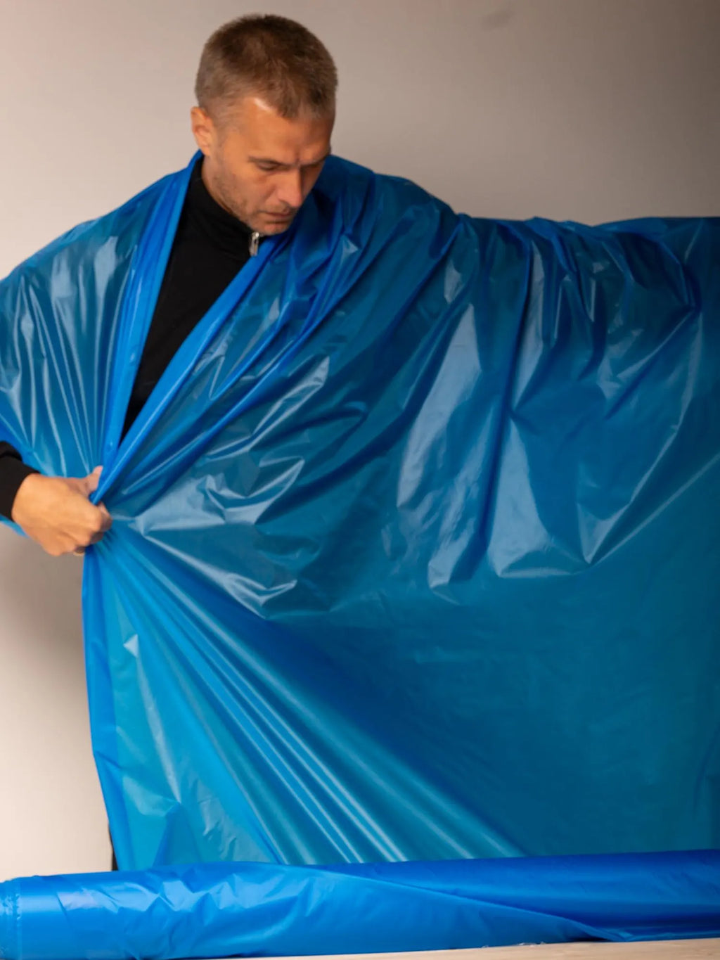 Electric Blue Softshell Fabric - Schoeller® Paper-Touch Polyamide