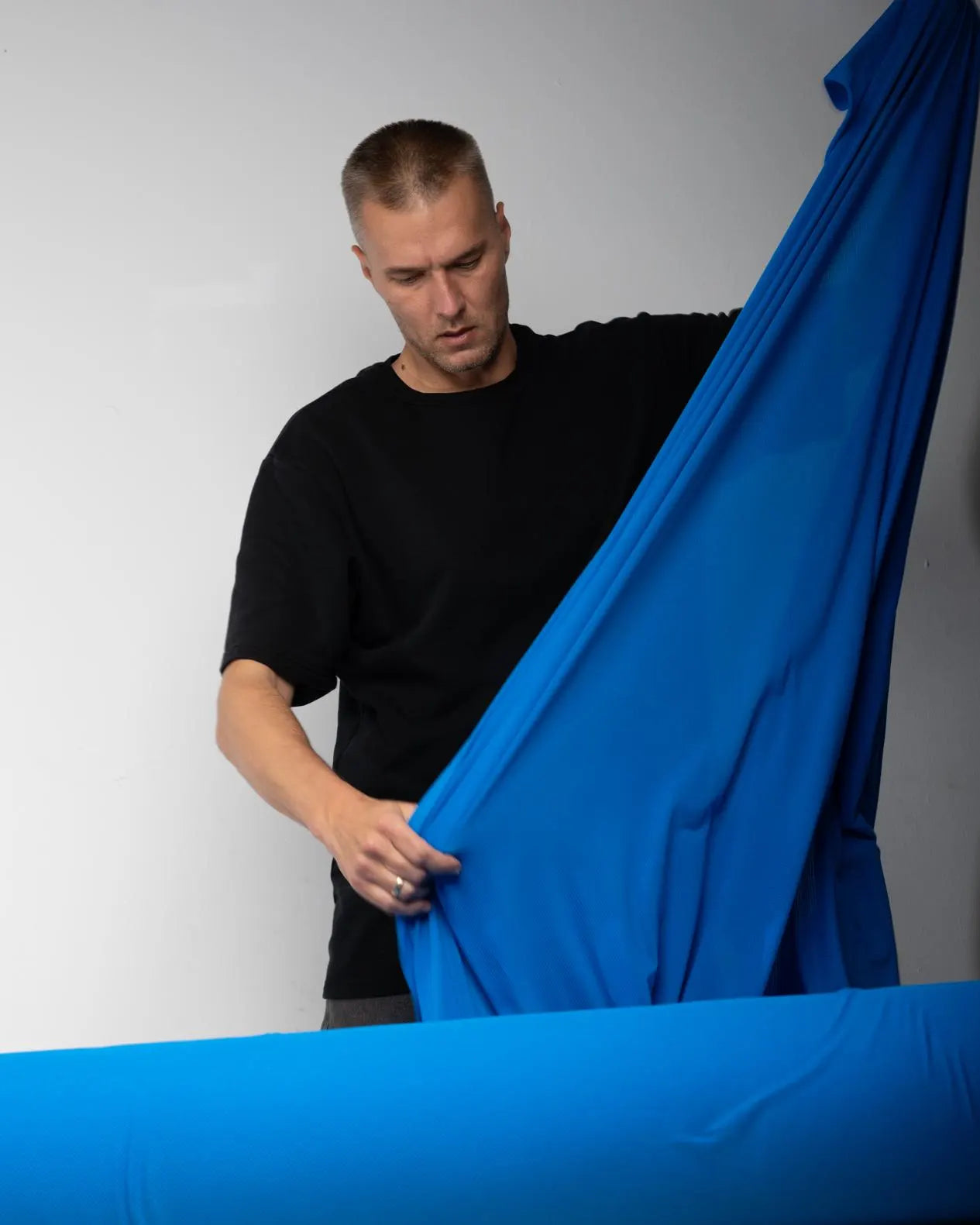 Polartec® Delta™ Cooling Fabric Blue | Lightweight Mesh by the Meter