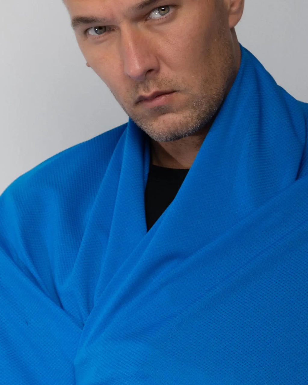 Polartec® Delta™ Cooling Fabric Blue | Lightweight Mesh by the Meter