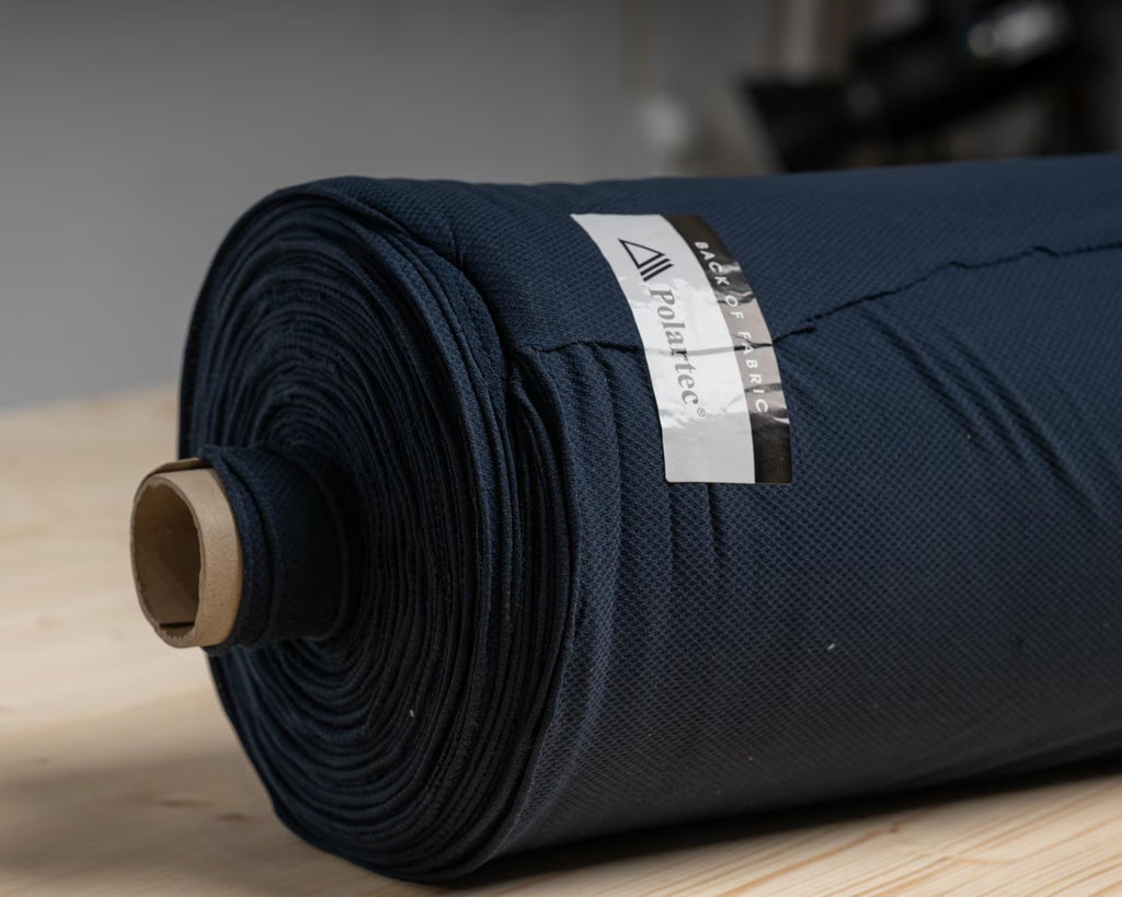 Polartec® Delta™ Cooling Fabric Navy | Lightweight Mesh by the Meter