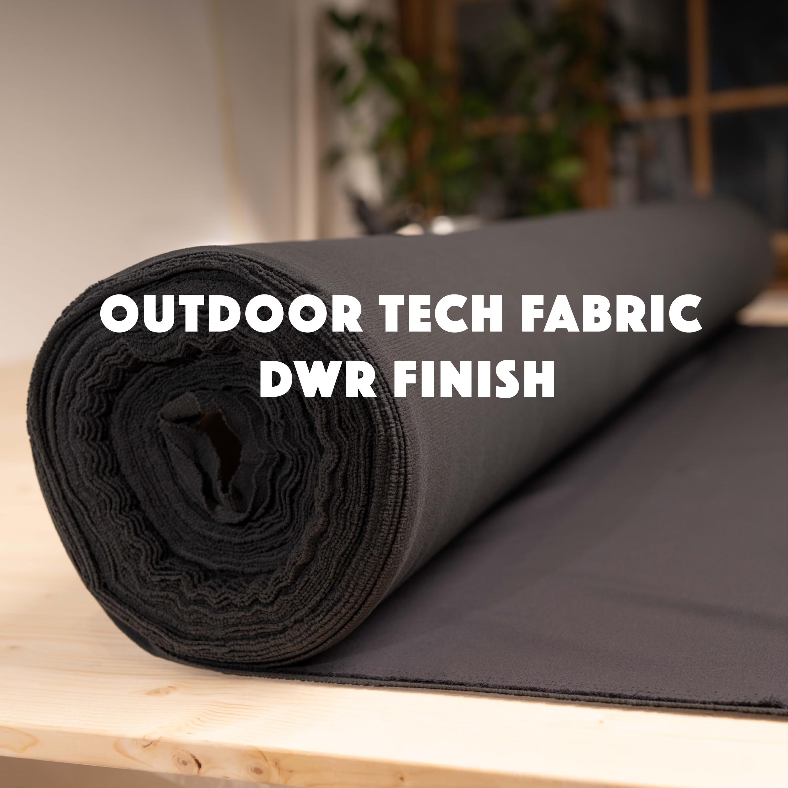 4-Way Stretch Softshell Fabric - 230gsm -Water-Repellent PFC-Free DWR | Nylon + Technical Fleece |