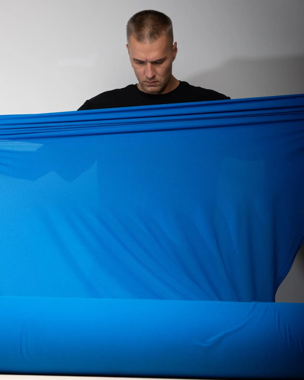 Polartec® Delta™ Cooling Fabric Blue | Lightweight Mesh by the Meter