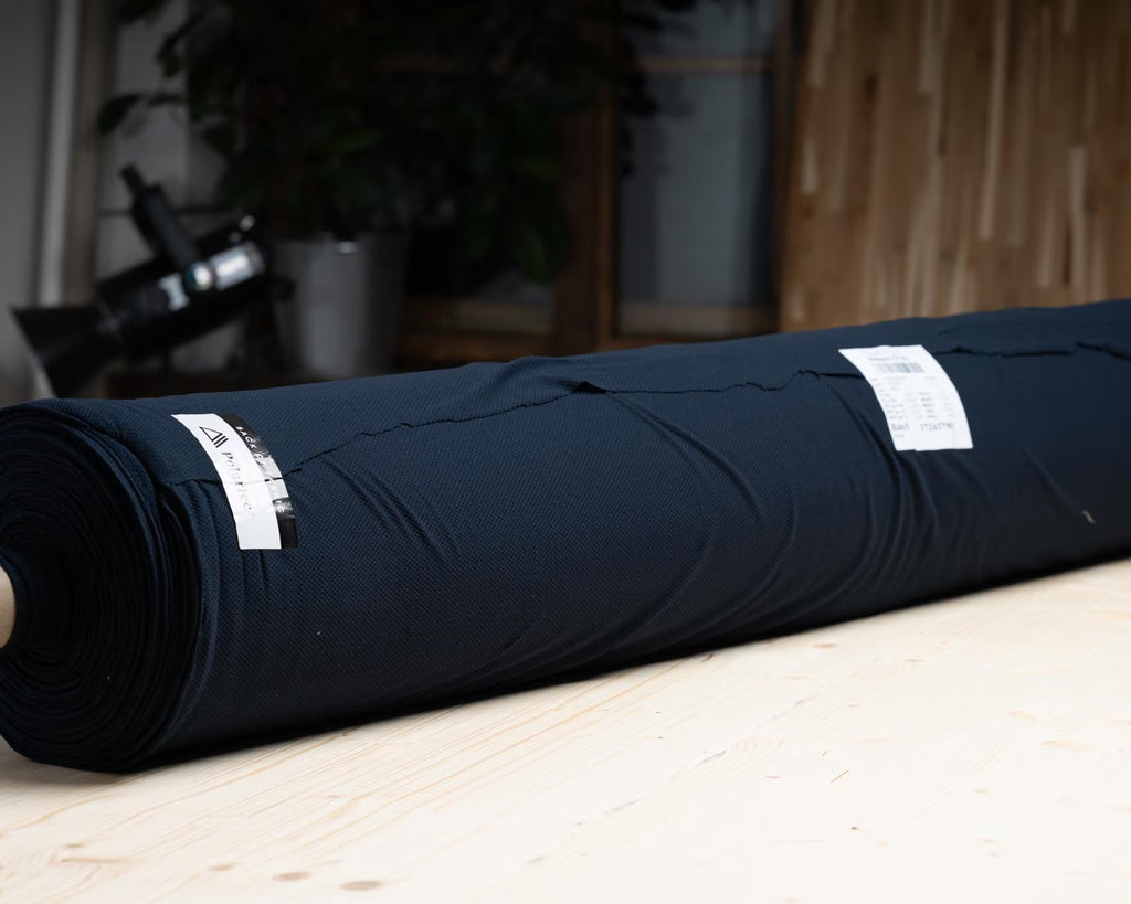 Polartec® Delta™ Cooling Fabric Navy | Lightweight Mesh by the Meter