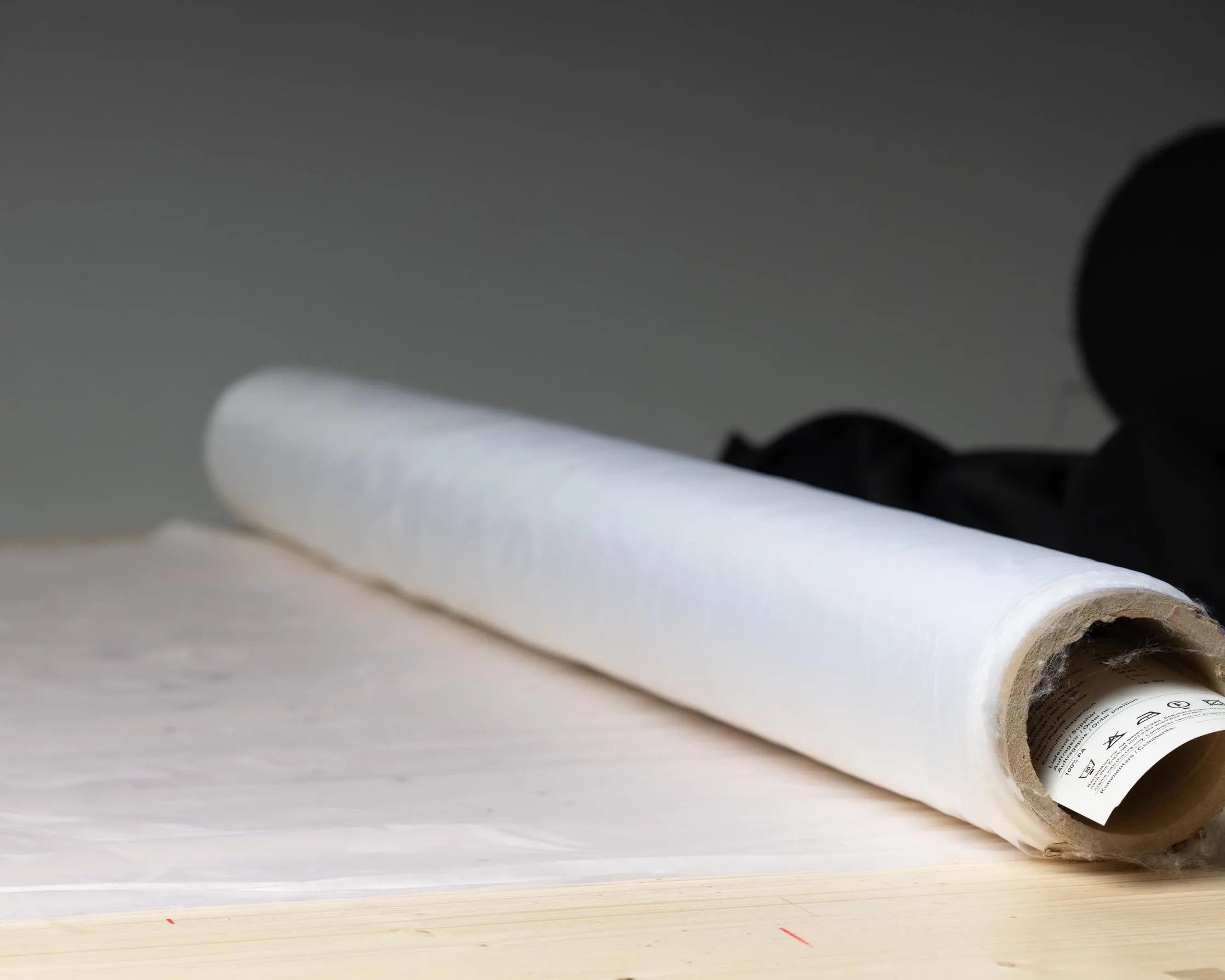 Ultra-Thin White | Schoeller®-Spirit Softshell Facing | Avant-Garde Swiss Technical Fabric