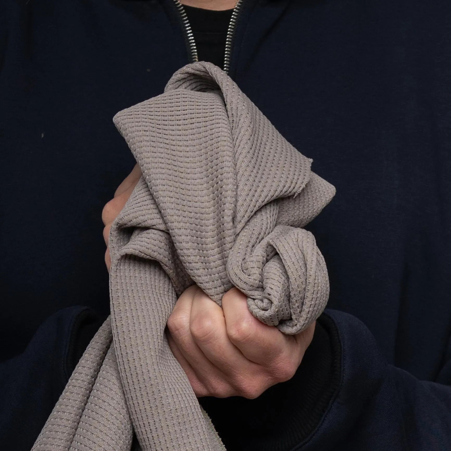Rare Polartec® Power Dry® Mesh – Taupe / Sand