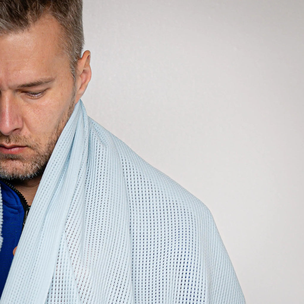 Polartec Power Dry Mesh 156 gsm Insulating Midlayer Fabric Recycled Polyester Technical Knit