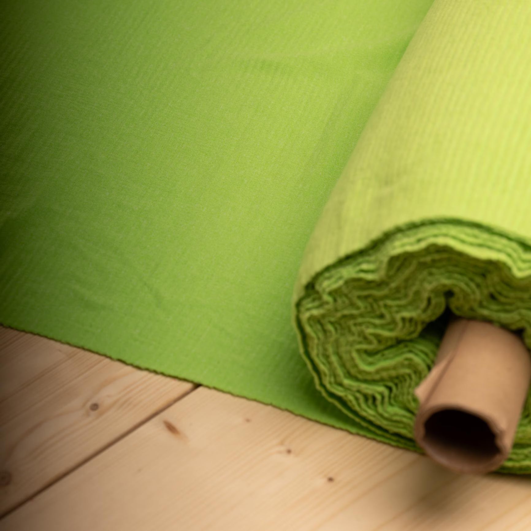 Polartec® Power Wool™ Fabric – Bright Green Performance Merino Hybrid Knit (by the Meter)