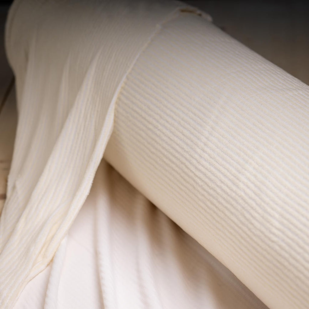 Polartec® Power Wool™ Fabric – Merino Hybrid Performance Knit (Off-White, by the Meter)