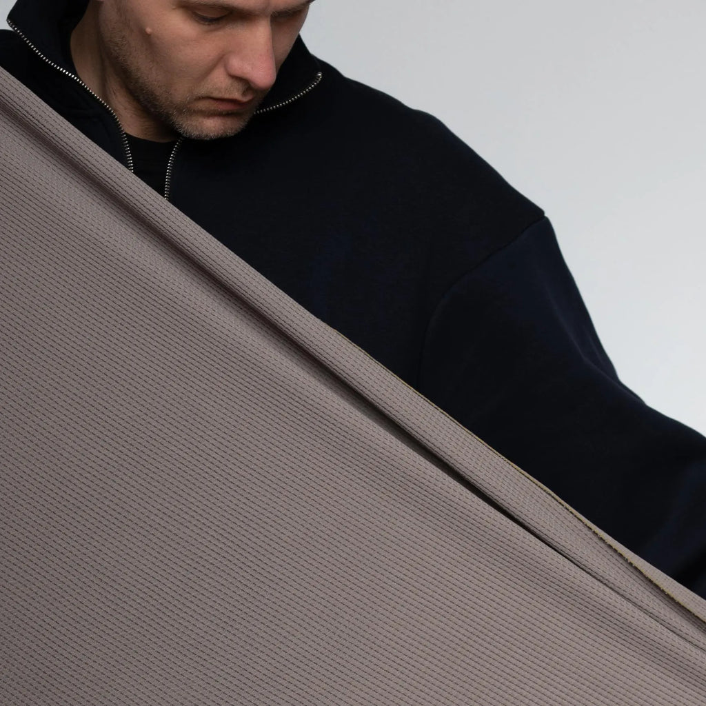 Rare Polartec® Power Dry® Mesh – Taupe / Sand