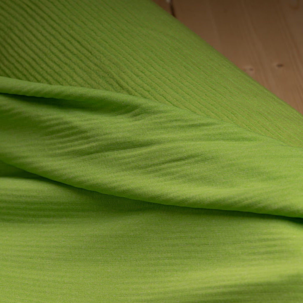 Polartec® Power Wool™ Fabric – Bright Green Performance Merino Hybrid Knit (by the Meter)