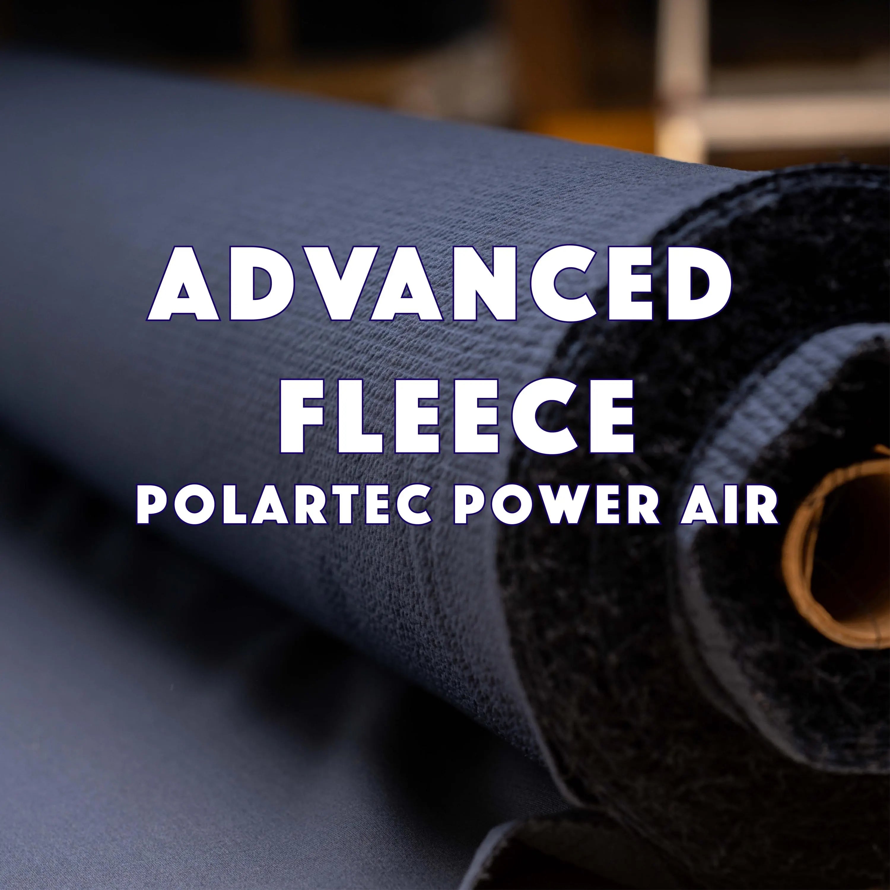 RARE Polartec Power Air™ - NAVY - This Fabric is Unique. Sold by the Meter