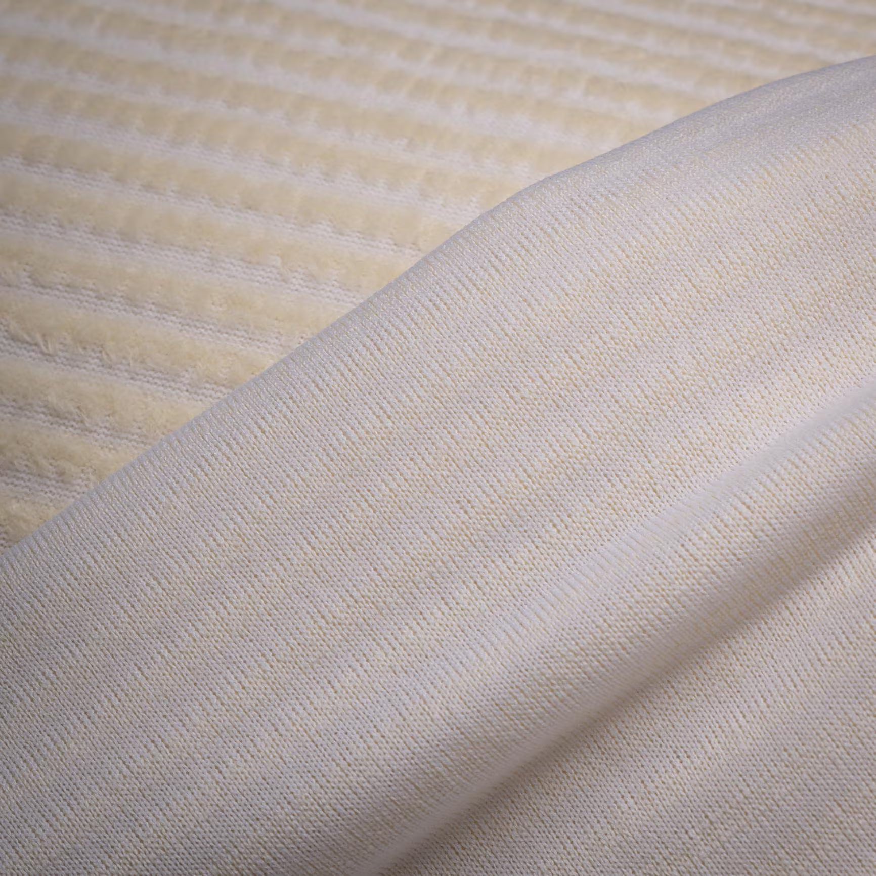 Polartec® Power Wool™ Fabric – Merino Hybrid Performance Knit (Off-White, by the Meter)