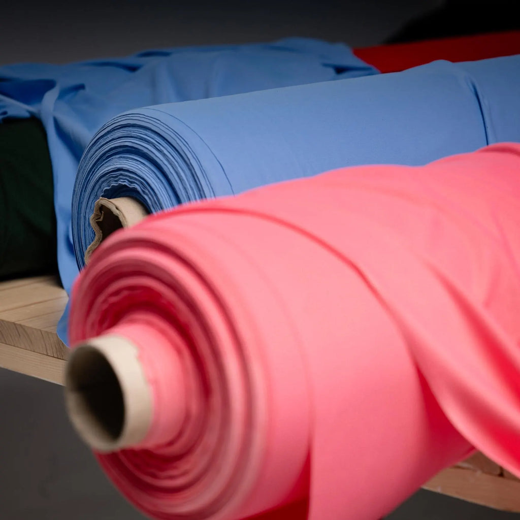 Vibrant Candy Pink Italian Lycra Fabric, Buttery Soft Sport Textile for Yoga Swim