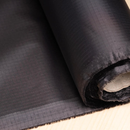 70D Nylon 6 Ripstop PU Coated Technical Fabric 85-90gsm Lightweight Outdoor Shell Fabric