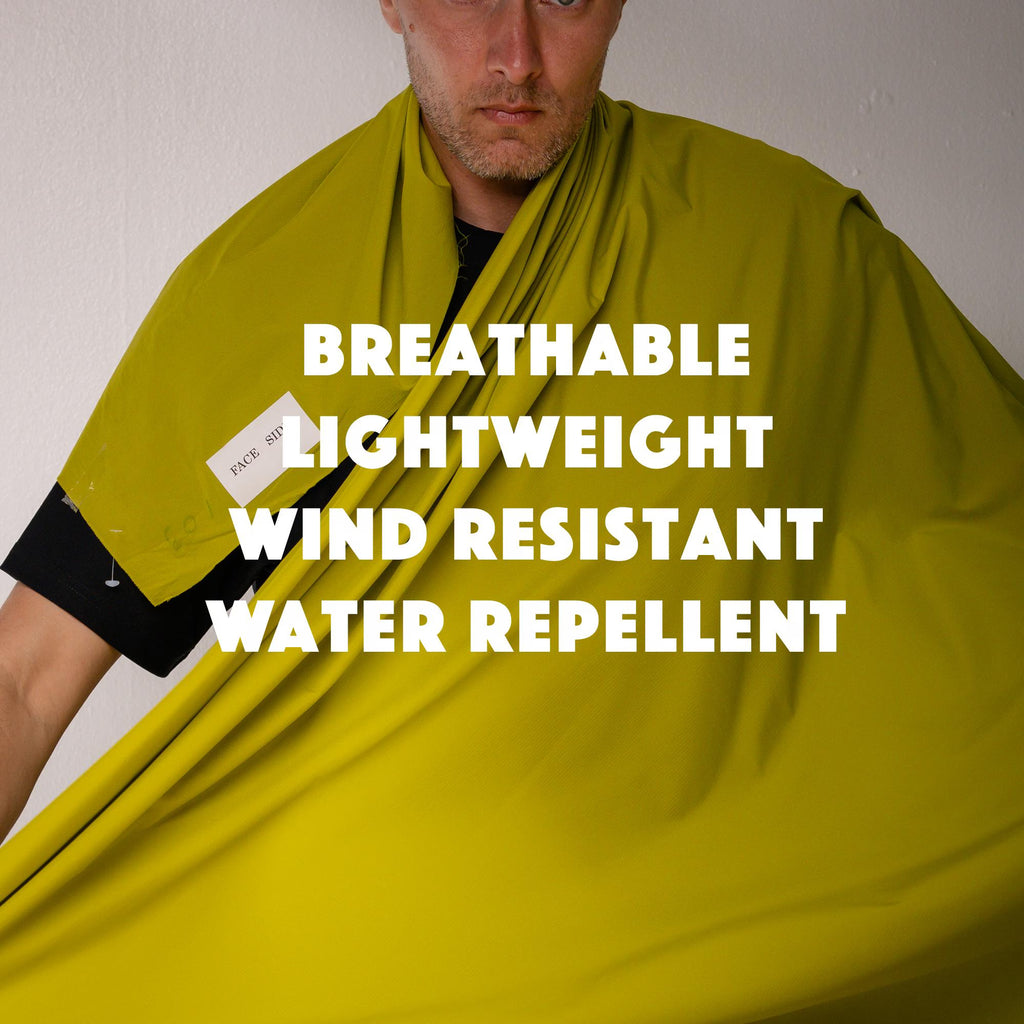 Japanese Technical Nylon Ripstop | 51gsm Lightweight DWR Windshell Fabric