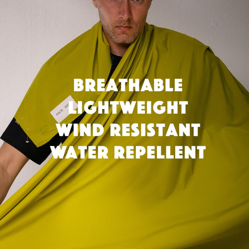 Japanese Technical Nylon Ripstop | 51gsm Lightweight DWR Windshell Fabric