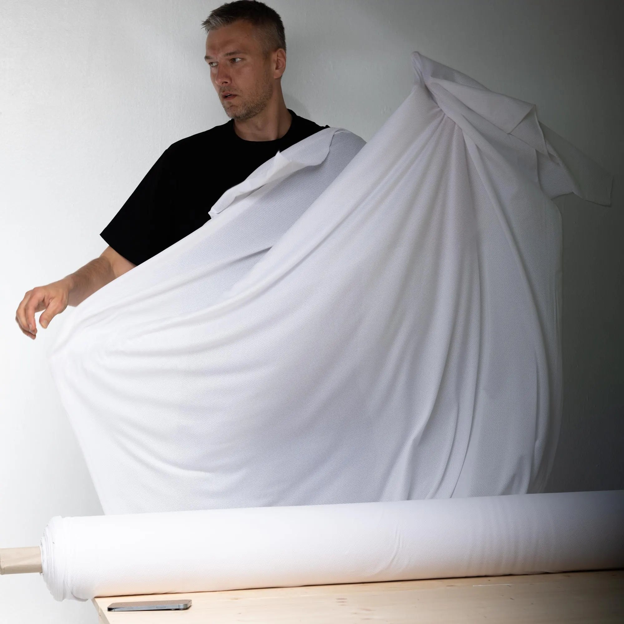 Polartec® Delta™ Cooling Fabric white