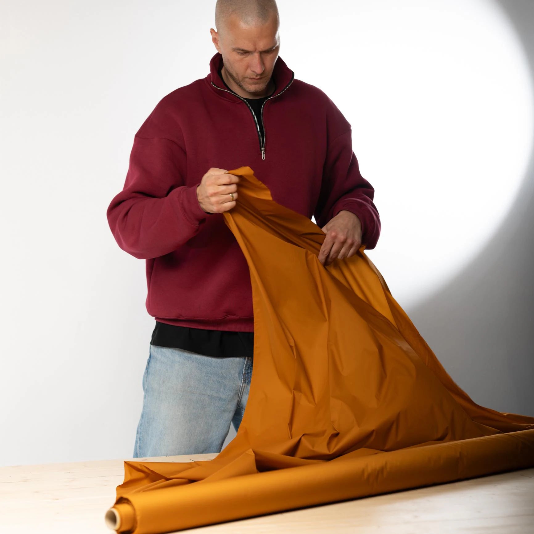 Japanese Technical Nylon Ripstop | 51gsm Lightweight DWR Windshell