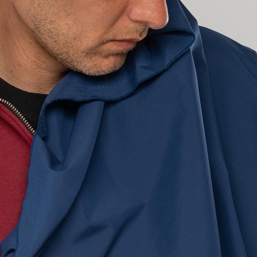 Japanese Technical Nylon Ripstop | 51gsm Lightweight DWR Windshell Fabric - navy