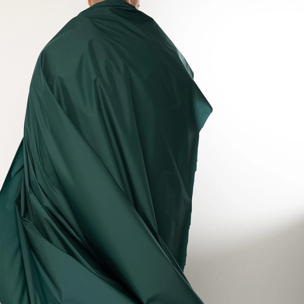 Japanese Technical Nylon Ripstop | 51gsm Lightweight DWR Windshell Fabric - green